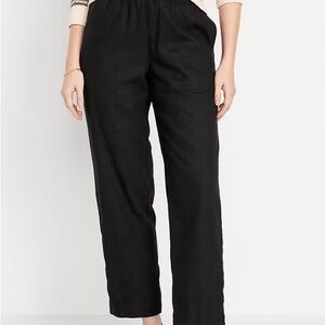 Old Navy Women's Black linen pants